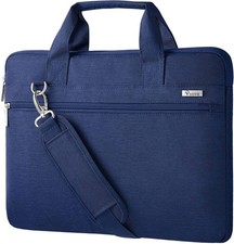 15.6-15 Inch Laptop Bag, Shoulder Bag, MacBook Case for 15 Inch Laptops, Blue picture