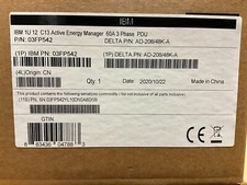 03FP542 IBM 1U 12 C13 ACTIVE ENERGY MANAGER 60A 3 PHASE PDU picture