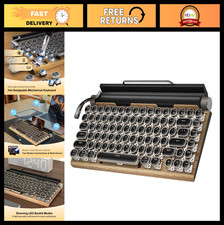 Wireless Retro Mechanical Gaming Keyboard - Bluetooth 5.0, 83-Key, LED Backlight picture