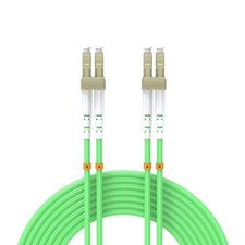 15M 50ft LC/UPCLC/UPC 40/100GB MultiMode Fiber Optic Cable OM5 Green picture