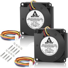 GDSTIME 4010 PWM Blower Fan 24V 12000 RPM 1.25mm 4-Pin Dual Ball 2-Pack picture