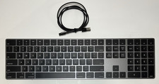 Apple A1843 Wireless Bluetooth Magic Keyboard w/ Numeric Keypad Space Gray Black picture