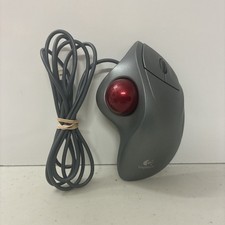 Logitech T-BB18 TrackMan Wheel Marble Mouse Wired USB Trackball Ball  picture