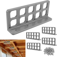 5PCS Cable Chase Wire Bracket 1 Inch 10 Hole NMB Cable Management with Screws picture