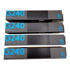 (4) Logitech G240 Cloth Gaming Mouse Pads 340x280mm (13.4