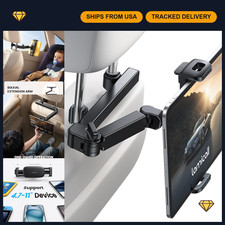 Adjustable 3-in-1 Car Headrest Tablet Holder, Universal Fit, Easy Install, Secur picture