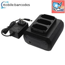 NEW 3-Slot Battery Charging Cradle For Zebra MC9300 MC930B Charger US SHIP picture