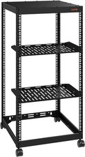10U 15U 20U Open Frame Network Rack Floor Standing Wall Mount for IT AV Gear picture