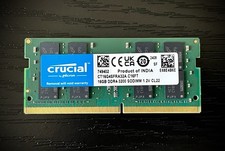 Crucial Micron 16GB DDR4 PC4-3200 CL22 SODIMM Memory RAM CT16G4SFRA32A.C16FT picture