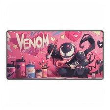 Marvel Comics Chibi Venom Painting Pink Graffiti Mouse Pad Desk Mats picture