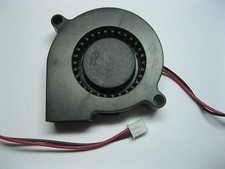 2 pcs Brushless DC Blower Fan 5015S 24V 50x50x15mm 2 Wire Sleeve Bearing New picture