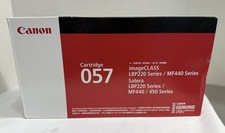 Genuine Canon 057 Black OEM LaserJet Toner Cartridge 3009C001 imageCLASS New picture