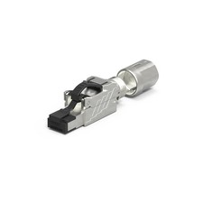 CAT8 RJ45 Tool Less Shielded Plug (Single Piece) picture