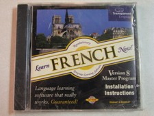 LEARN FRENCH NOW VERSION 8 MASTER PROGRAM SOFTWARE WINDOWS MACINTOSH CD-ROM NEW picture