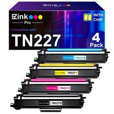 E Z Ink Pro Compatible Tn227 High Yield Toner Cartridge 4 Pack For Brother picture