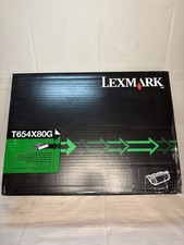 New Genuine Lexmark T654X80G Black Toner Cartridge Factory Sealed   picture
