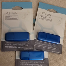 3 Ativa USB Micro Card Readers- microSD/microSDHC/microSDXC MPN 405-808/24875422 picture