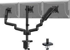 Triple Monitor Mount for 13-27 inch Screens, 3 Monitor Desk Mount Height Adjust picture