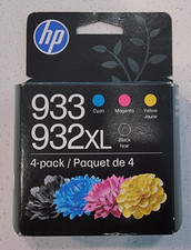 Genuine HP 933 932XL Full CMYK Ink Set w/ High Yield Black NIB (OCT 2027) picture