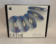NEW Apple DVD-R Media 4.7GB Recordable  (5-Pack) DVD’s, Manufactured Sealed picture