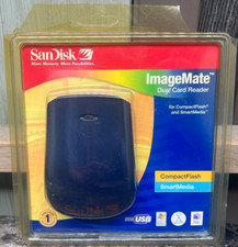 SanDisk ImageMate Dual Card Reader For CompactFlash & SmartMedia USB NEW picture