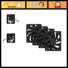 120mm PC Case Fans 4-Pack - High Performance, Low Noise, 1500 RPM, PWM, Fluid Dy picture