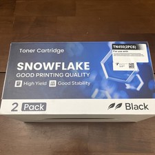 Snowflake High Yield High Compatibility Toner Cartridge - 2-Pack - Black- TN450 picture