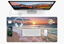 Mouse Pad with Magnetic Wireless Charging, 31.5