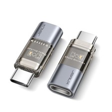 JSAUX USB C to C Data Blocker, Charge-Only, Grey, 2-Pack 2 Pack, Grey picture