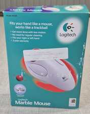 1998 Vintage Logitech Marble Mouse-(Missing the PS/2 to serial port adapter) picture