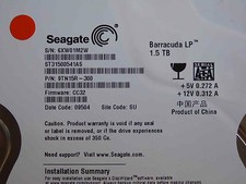 1.5TB Seagate ST31500541AS / 9TN15R-300 / CC32 / SU / 100535537 REV A picture
