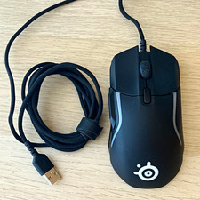 SteelSeries Rival 5 Wired USB Optical Gaming Mouse 18000 DPI 9 Button Black picture