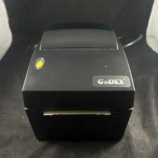 GoDEX MODEL DT4x THERMAL LABEL PRINTER WITH POWER SUPPLY WIRED BLACK TESTED picture