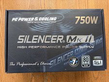 NEW OCZ PC POWER AND COOLING SILENCER MK II, 750W POWER SUPPLY picture