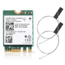 Intel WiFi 6 AX200NGW AC NGFF MU-MIMO BT5.0 Wireless Card 3000Mbps +2X Antenna  picture