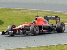 Cars 2013 marussia mr 02formula race racing f Desk Mat Stitched picture