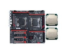 X99-8D4/2.5G dual CPU Motherboard +2* Intel Xeon E5-2696v3 36c/72t 2.3GHz EATX picture