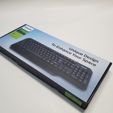 Philips USB 2.4G Wired Gaming Keyboard Driver Free PC Computer LED Light USA picture