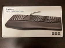 Kensington Pro Fit Ergo Wired Keyboard, A12515A, K75400US (Black). picture