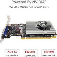 Geforce GT 210 1024 MB DDR3 Low Profile Graphics Card, PCI Express 1.0 X16, Entr picture