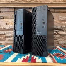 LOT OF 2 Dell Optiplex 3060 SFF W11P Desktop PC i3-8100 8GB 256SSD Radeon 550 picture
