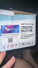 Wegain CRG075H Toner Cartridge 4 Pack BK/C/M/Y Compatible with Canon picture