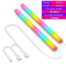Flexible 5V ARGB LED Neon Tube Light Strip Cover Sleeve For Gaming PC AIO 120 24 picture