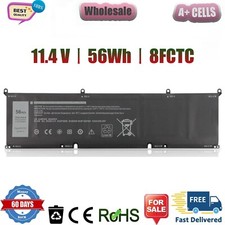 56Wh 8FCTC Laptop Battery For Dell XPS 15 9500 9510 P8P1P DVG8M 69KF2 Series US picture