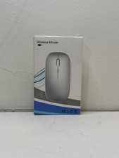 Slim 2.4 GHz Optical Wireless Mouse Mice + USB-C Plug Laptop PC Macbook Tablet picture