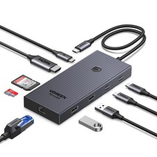 9-in-1 USB C Hub with Gigabit Ethernet, 4K@60Hz HDMI, Fast Data Transfer picture
