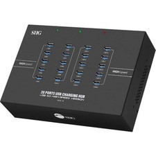 SIIG 20-Port Industrial USB 3.0 Hub with Charging - 200W (idus0611s1) picture