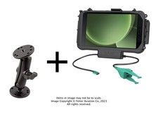 RAM Drill-Down Mount: Samsung Tab Active 5, Active3, Tab Active2 w/ Power, Data picture