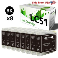 8-PacK LC51 LC-51 Ink Cartridge used for DCP-330C MFC-465CN Printer picture