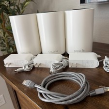 TP-Link Deco XE75 AXE5400 WiFi 6E Mesh System 3-Pack w/ Adapters & Ethernet picture